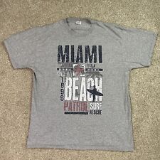 Camiseta masculina Miami Florida EUA Surf Beach Patrol Rescue cinza GG comprar usado  Enviando para Brazil