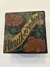 Burnt wood handkerchief for sale  Wallingford