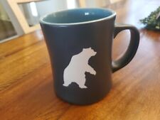 Starbucks Yukon Polar Bear Navy Blue Matte Finish Coffee Mug  18 Oz Cup 2012 for sale  Shipping to South Africa