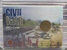 2022 Historic Autographs Civil War 1861 Cent Coin #/77 for sale  Shipping to South Africa