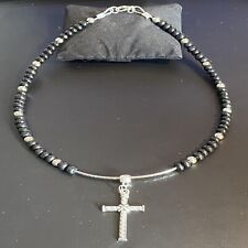 collana rosario nero usato  Scandicci