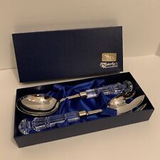 WATERFORD CRYSTAL SALAD SERVER SET - Complete In Box for sale  Shipping to South Africa
