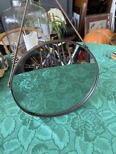 leather framed mirror for sale  PADSTOW