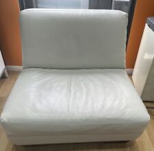 Natuzzi white leather for sale  ABBOTS LANGLEY