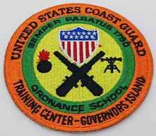 USCG Ordinance School Training Center Governors Island Nova Iorque Patch comprar usado  Enviando para Brazil