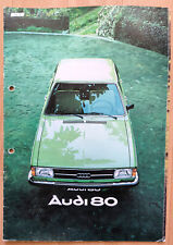 Audi 1977 prospekt gebraucht kaufen  Hagen