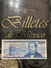 Billete de 50 pesos 1981, Benito Juárez, unc. Nuevo Años Serie Y Varían Ala Foto segunda mano  Embacar hacia Mexico