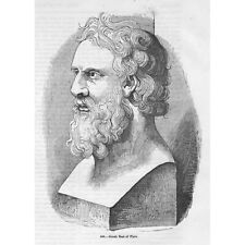 Plato greek bust for sale  GLASGOW