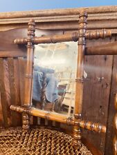 Faux bamboo mirror for sale  BEDFORD