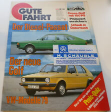 Gute Fahrt 8/78 VW Passat Diesel, VW Golf Modell 79, Yamaha XT 500, Rallye Cross comprar usado  Enviando para Brazil