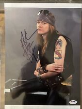 Foto Guns N Roses assinada por Axl Rose 10x14 PSA autenticada comprar usado  Enviando para Brazil