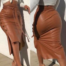 Leather skirt women for sale  Shipping to Ireland