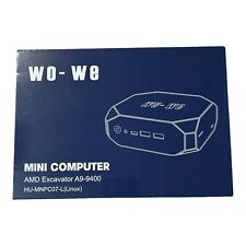 Wo-We Mini PC, AMD Excavator A9-9400 CPU, 8G DDR4, 128G SSD, Windows 10 comprar usado  Enviando para Brazil