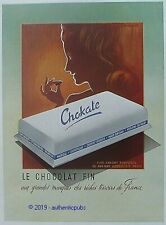 Publicite chokate chocolat d'occasion  Cires-lès-Mello