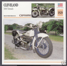 Tarjeta fotográfica Cleveland 1000cc Tornado 1929 (1029cc) motocicleta estadounidense segunda mano  Embacar hacia Argentina