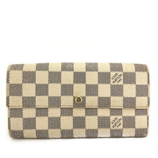 Usado, Carteira bifold longa Louis Vuitton Damier Azur Porte Feuille Sarah/9Y1599 comprar usado  Enviando para Brazil