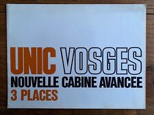 Brochure UNIC VOSGES Camion Cabine - Prospectus French Prospekt comprar usado  Enviando para Brazil