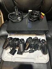 Sony PlayStation 2 PS2 Black Console Gaming System And Controllers for sale  Shipping to South Africa