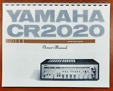 Yamaha CR-2020 Odbiornik stereo Instrukcja obsługi na sprzedaż  Wysyłka do Poland