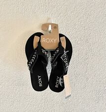 Sandálias Roxy Rosarito pretas sintéticas/couro tamanho 8 comprar usado  Enviando para Brazil
