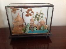 Vintage chinese diorama for sale  HALIFAX