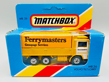 Matchbox 26 - Caminhão basculante Volvo com CAIXA - Ferrymasters, usado comprar usado  Enviando para Brazil
