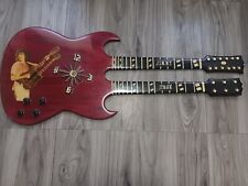 Antigo relógio de guitarra Gibson EDS-1275 pescoço duplo Jimmy Page perfeito estado. Placas Do-Be 41x15, usado comprar usado  Enviando para Brazil