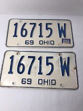 1969 ohio license plates for sale  Salem