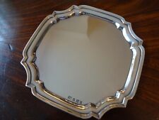 Sterling silver salver for sale  MANSFIELD