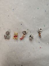 Used, Pandora Silver Bracelet Charms Disney New Winnie The Pooh Lot Of 5 Dangle Charms for sale  Shipping to South Africa
