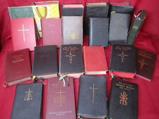 VOCÊ ESCOLHE Antigo Mini Livro de Oração Católico de Bolso Bíblia Missa Diária Missal comprar usado  Enviando para Brazil