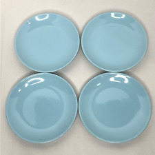 Usado, Antigo Conjunto de 4 PRATOS DE PÃO AZUL CANONSBURG CERÂMICA TEMPORAMA 6 1/2" MCM Atomic comprar usado  Enviando para Brazil