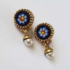 Earrings flower dangle for sale  Hendersonville