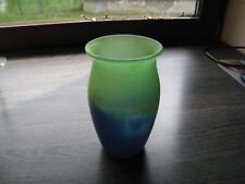 Blumenvase glas grün gebraucht kaufen  Fischbachtal