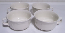 Conjunto de 4 canecas de sopa Pfaltzgraff gazebo branco 4,75" com cabo EUA, usado comprar usado  Enviando para Brazil