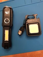 Mini Led Flashlight USB Rechargeable Focusing Zoomable Work light Cob Magnetic for sale  Shipping to South Africa