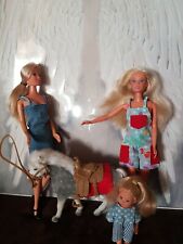 STEFFI  LOVE AND SISTER EVI DOLLS WITH  PONY SET for sale  LONDON
