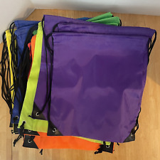 30 bolsas mochilas de cordão cores mistas 15 x 13 cantos reforçados estudantes, usado comprar usado  Enviando para Brazil