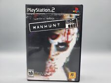 Manhunt Sony PlayStation 2 PS2, 2003 Black Label na caixa com cartão de registro testado comprar usado  Enviando para Brazil
