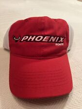 Phoenix Boats Trucker Hat Cap Red White Mesh  Adjustable New for sale  Shipping to South Africa