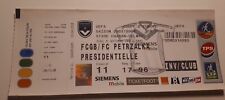 Ticket for collectors EC Girondins Bordeaux FC Petrzalka 2003 France Slovakia, używany na sprzedaż  PL