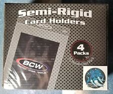 (200) Semi-Rigid #1 Card Holders BCW Grading Submissions Size (4x50 ct.), used for sale  Shipping to South Africa