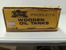 HO Scale Model Railroad Building - Crummy Products - Wooden Oil Tanks for sale  Shipping to South Africa