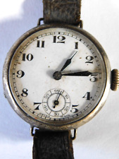 solid silver wristwatch for sale  ILMINSTER