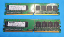 Memoria RAM de escritorio Elpida 2 GB (2x1 GB) 1Rx8 PC2-6400 DDR2-800 segunda mano  Embacar hacia Argentina