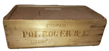 Usado, Vintage 1949 Brut Label Pol Roger & Co Champanhe garrafa de madeira vazia tampa 14" comprar usado  Enviando para Brazil