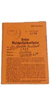 Reichskleiderkarte 1942 gebraucht kaufen  Wedel