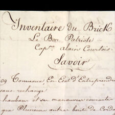 1799 marine inventaire d'occasion  France