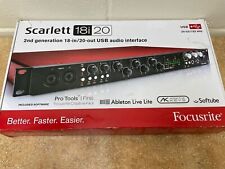 Interface de áudio Focusrite Scarlett 18i8 (2ª geração) 18 canais USB - Vermelho comprar usado  Enviando para Brazil