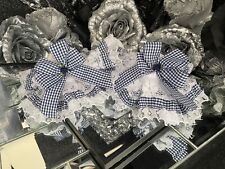  ❤️Meias de tornozelo Gingham romanas espanholas meninas uniforme escolar jazziejems boutique🎀 comprar usado  Enviando para Brazil